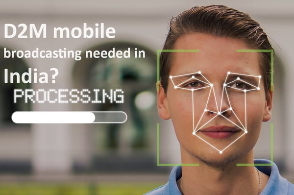 Why is D2M mobile broadcasting needed in India?